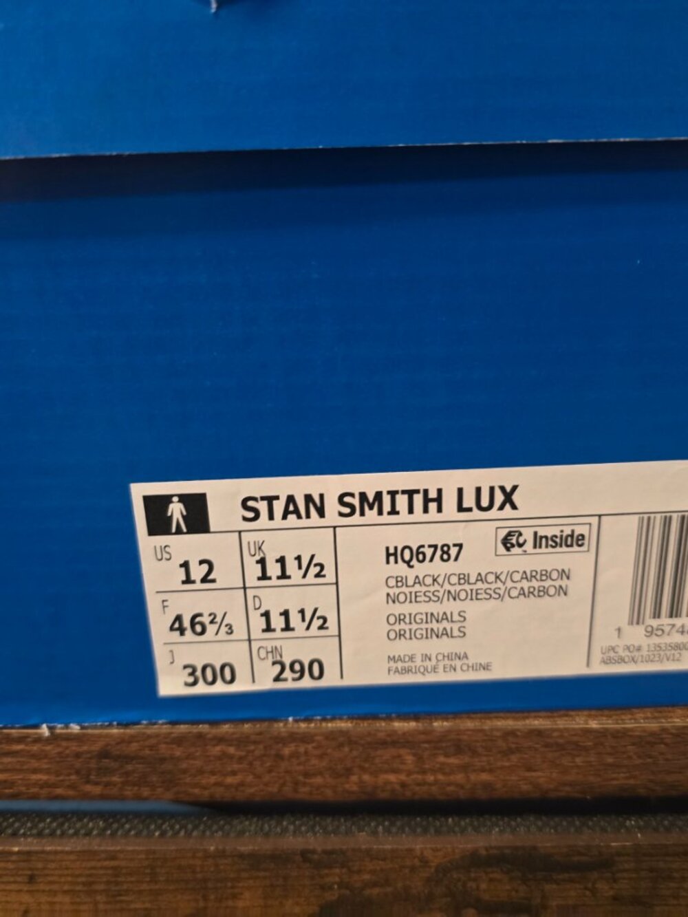 Adidas Originals Stan Smith Lux Black Rare Limited Classic Mens Shoes HQ6787 12 - Picture 11 of 16